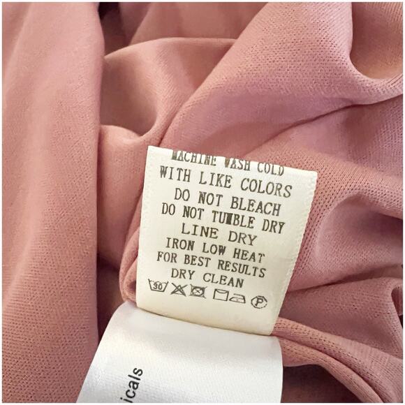 Very J Tell It Like It Is Mini Dress Square Neck Color Rose Size Medium Boutique - Picture 9 of 13